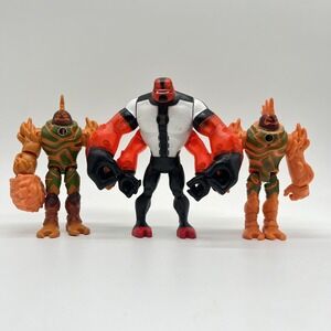 Ben 10 Alien Force Heatblast & Hot Shot  Action Figure Playmates Cartoon Network